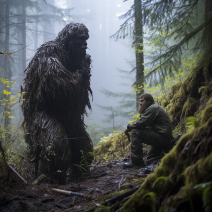 Imagine, Expedition Bigfoot, Season Four, Alaska; Bigfoot Eruption Discord Mid-Journey.
